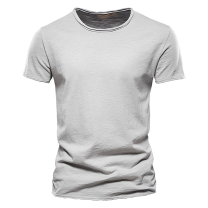 Roderick - Bequemes Herren-T-Shirt aus Baumwolle mit kurzen Ärmeln