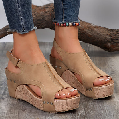 Averie - Modische Damensandalen mit dicker Sohle