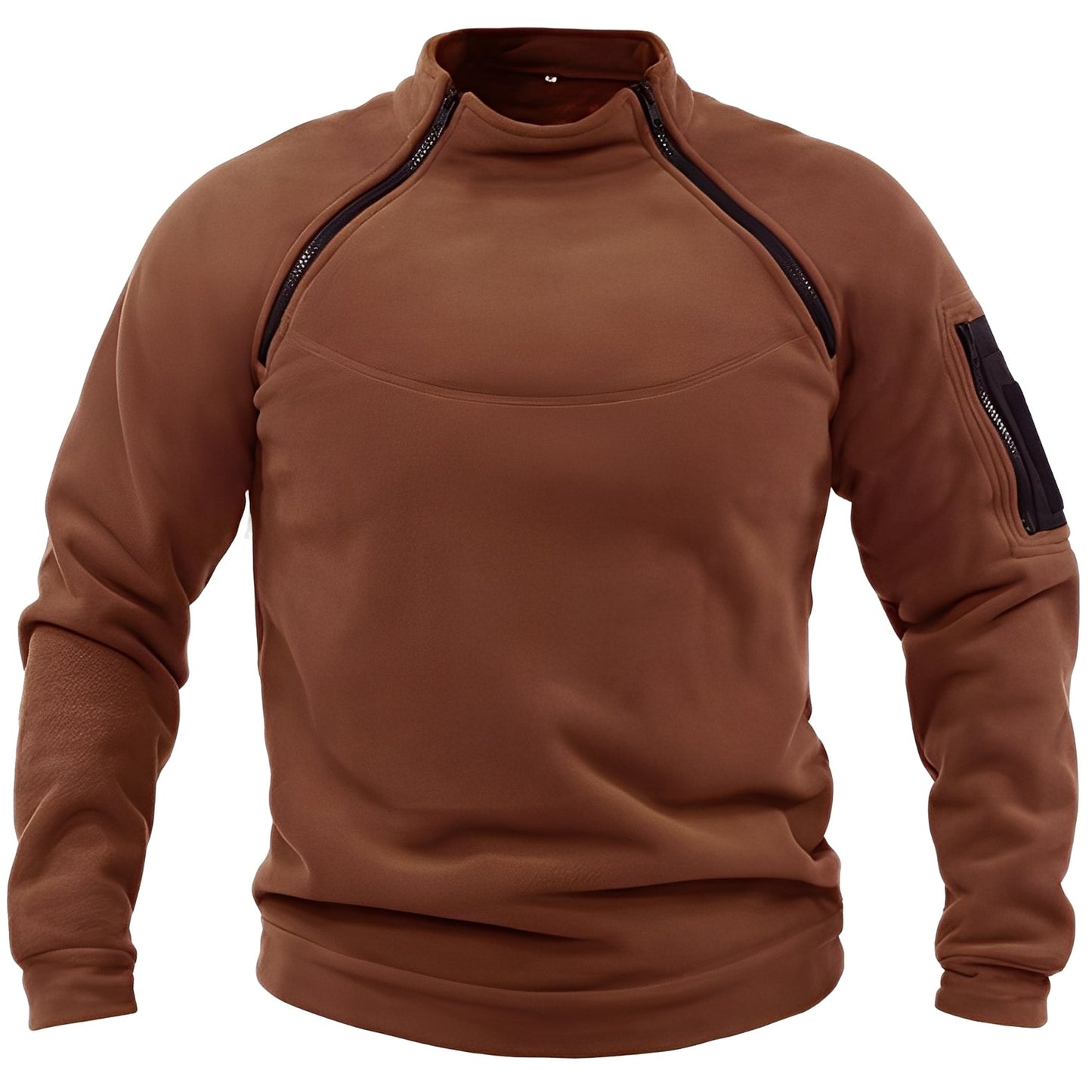 Wilbur - Herren-Fleecepullover mit Zipper für Sport