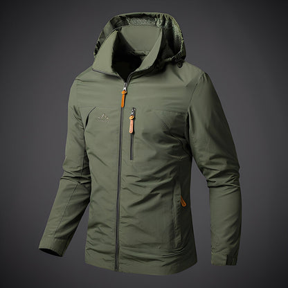 Finnegan - Bequeme Herrenjacke mit Kapuze für draußen