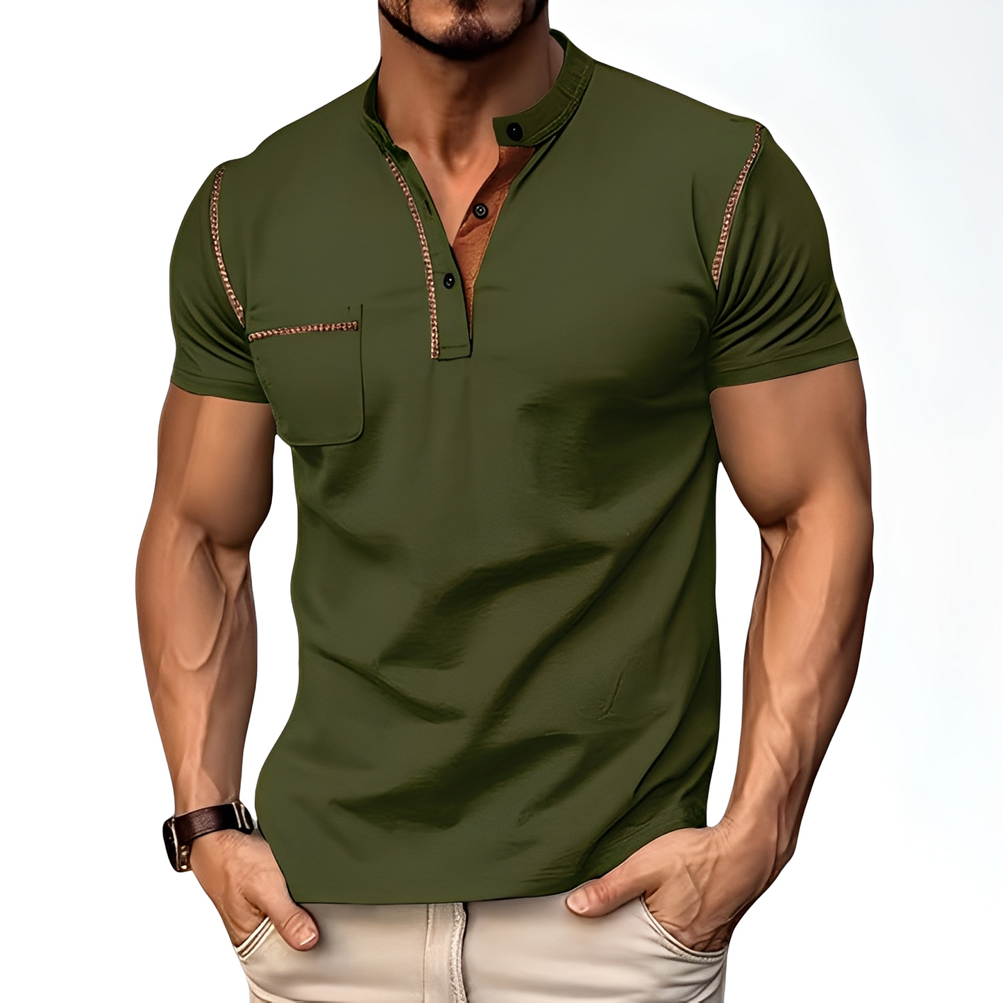 Brandon - Elegantes, gemütliches Männerpoloshirt