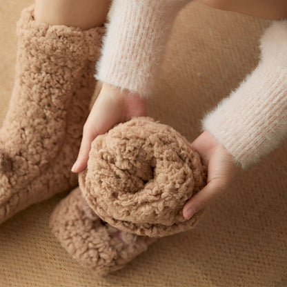 Caelie - Modische, flauschige, dicke Fleece-Socken für Frauen