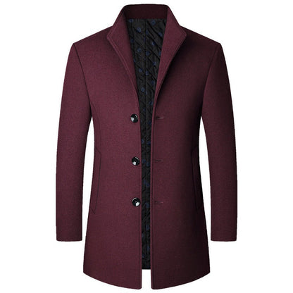 Colson - Eleganter langer Herrenmantel aus Wolle