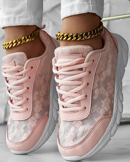 Elisabeth - Bequeme, luftige Schuhe für Damen mit Blumenmotiven