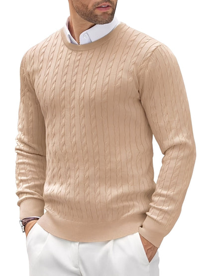 Romilly - Bequemer, eng geschnittener Herrenpullover