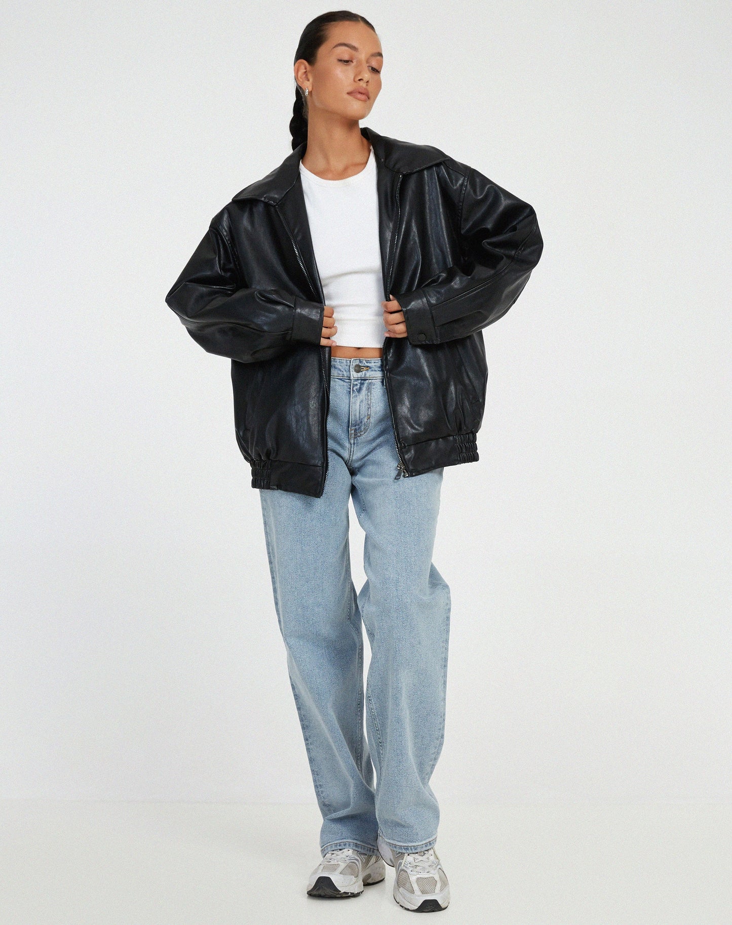 Ariane – Damen-Lederjacke im weiten Schnitt