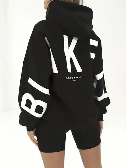 Hannah – Dicke Kapuzenjacke mit Muster