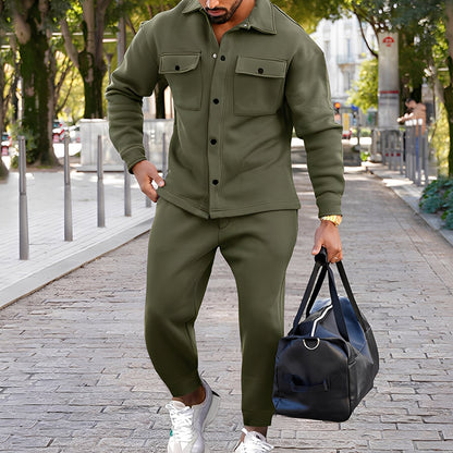 Kent - Schickes Slim-Fit-Set mit Hemd und Hose für Männer