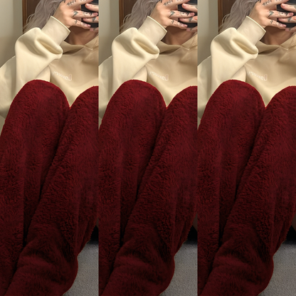 Camellia - Kuschelige, kniehohe Wintersocken für Damen