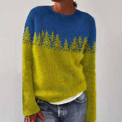 Heather - Klassischer Damenpullover mit Muster