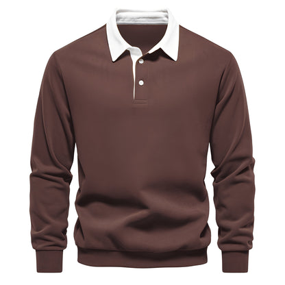 Sonnie - Bequemes Herren-Langarm-Poloshirt