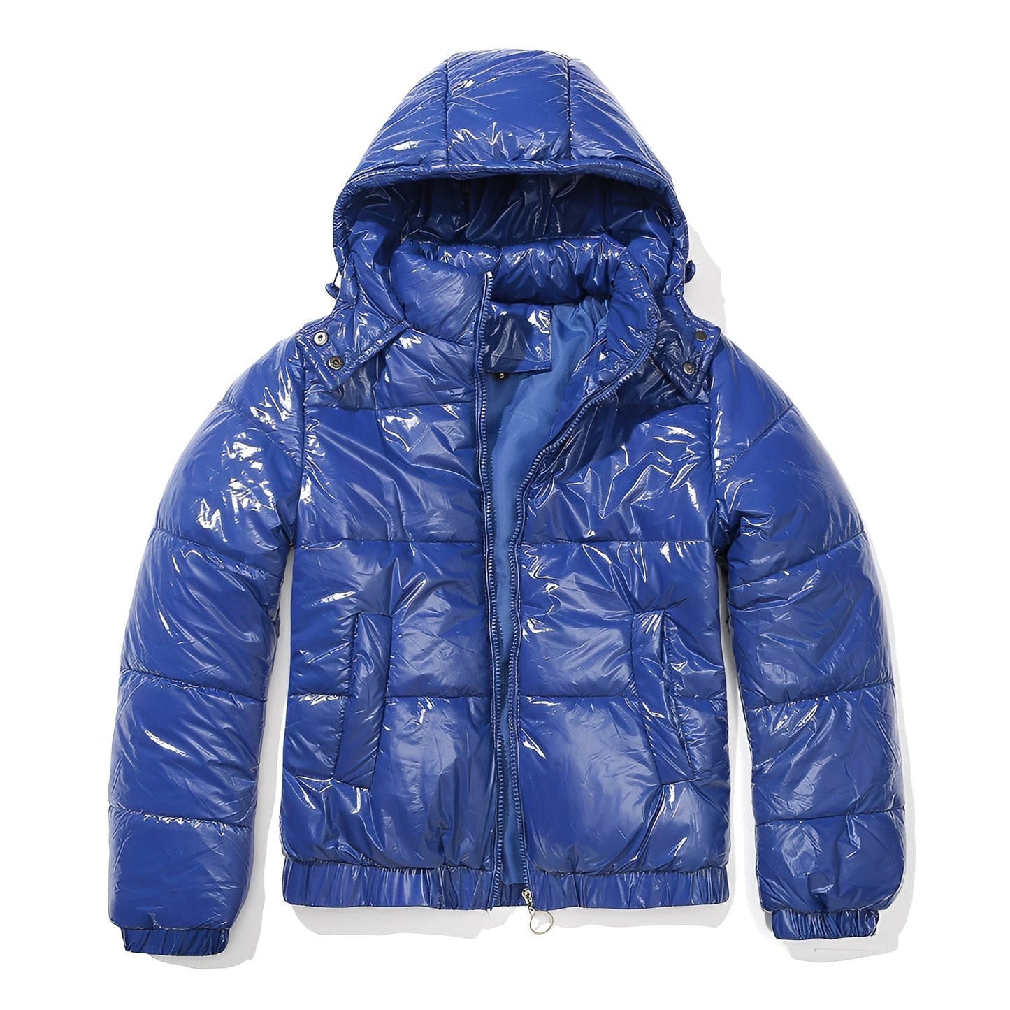 Yazmin - Elegante, glanzvolle Damenjacke mit Kapuze