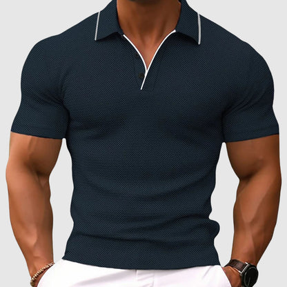 Jaren - Schmal geschnittenes Polohemd für Herren mit Taschen