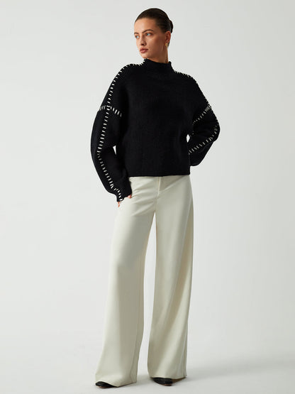 Theresa – Legerer, lockerer Rollkragenpullover