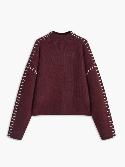 Theresa – Legerer, lockerer Rollkragenpullover