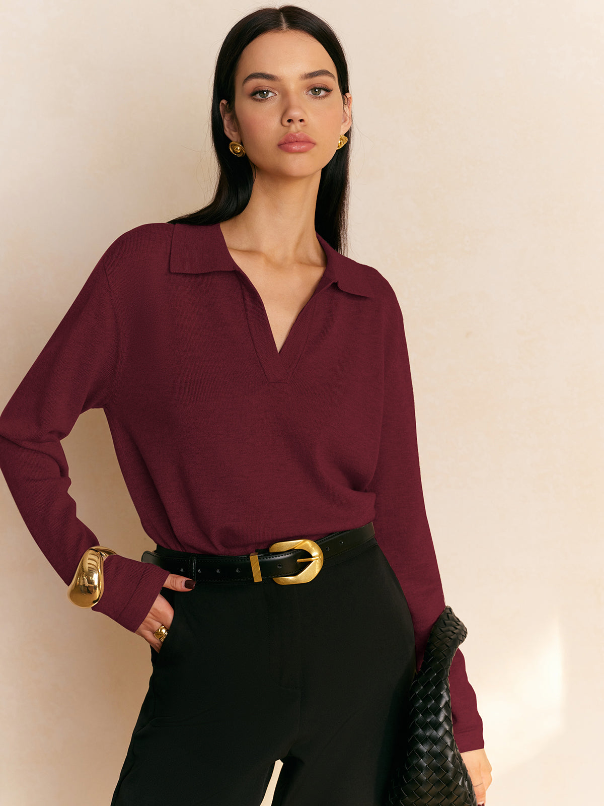 Fiona – Pullover mit weitem Hals