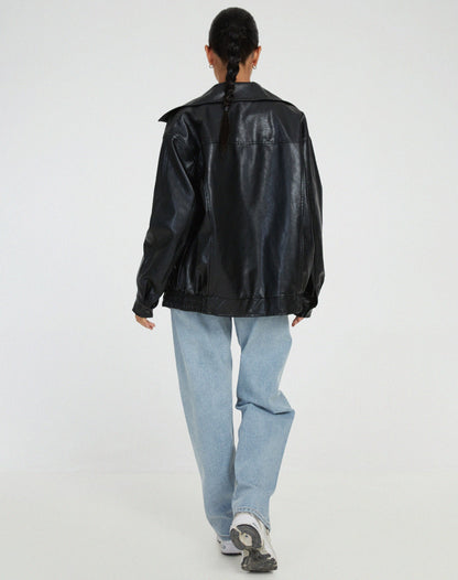 Ariane – Damen-Lederjacke im weiten Schnitt