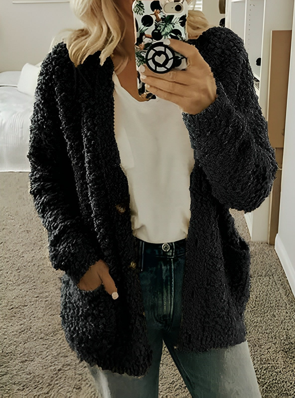 Elaine – Kuschelige Strickjacke
