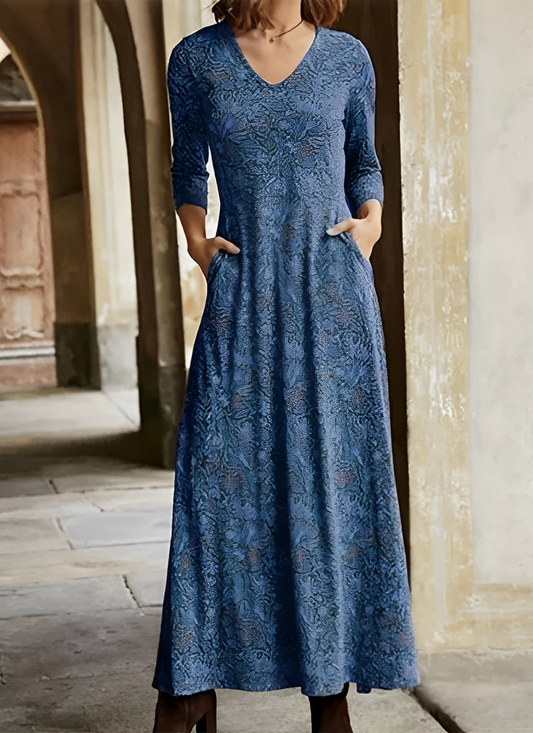 Adeline – Vintage Maxikleid