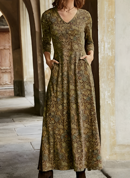 Adeline – Vintage Maxikleid
