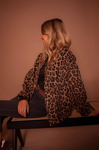 Lea – Bomber Leopardenmuster
