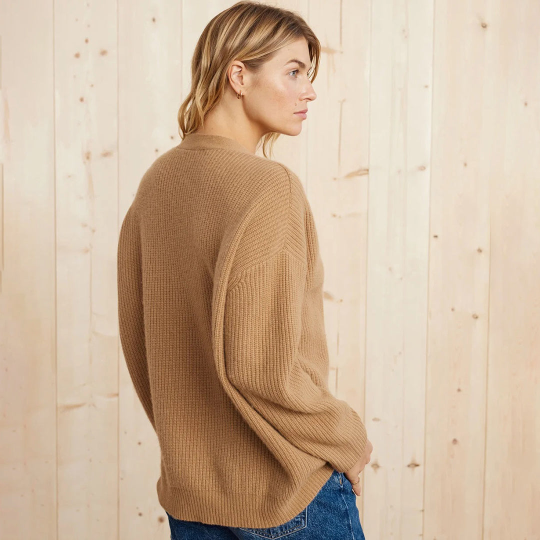 Leah – Extra langer Kaschmir-Cardigan