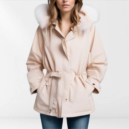 Cloe – Damen-Daunenjacke mit abnehmbaren Kragen