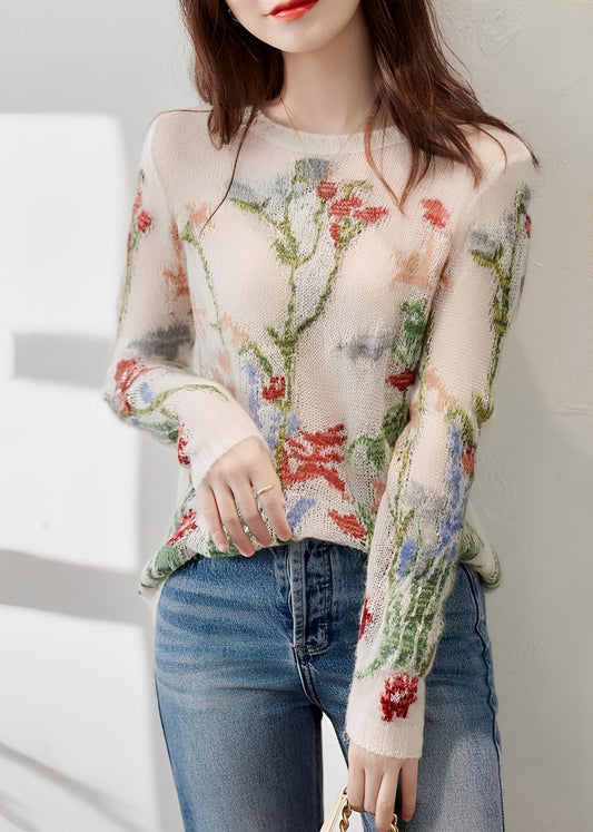 Gisselle - Schicker Damenpulli mit Blumen