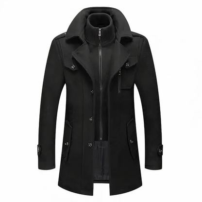 Grayson – Zweifachkragen Trend Herren Jacke