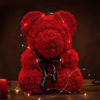 Adorbs – Rosen-Teddybär mit LED-Schachtel