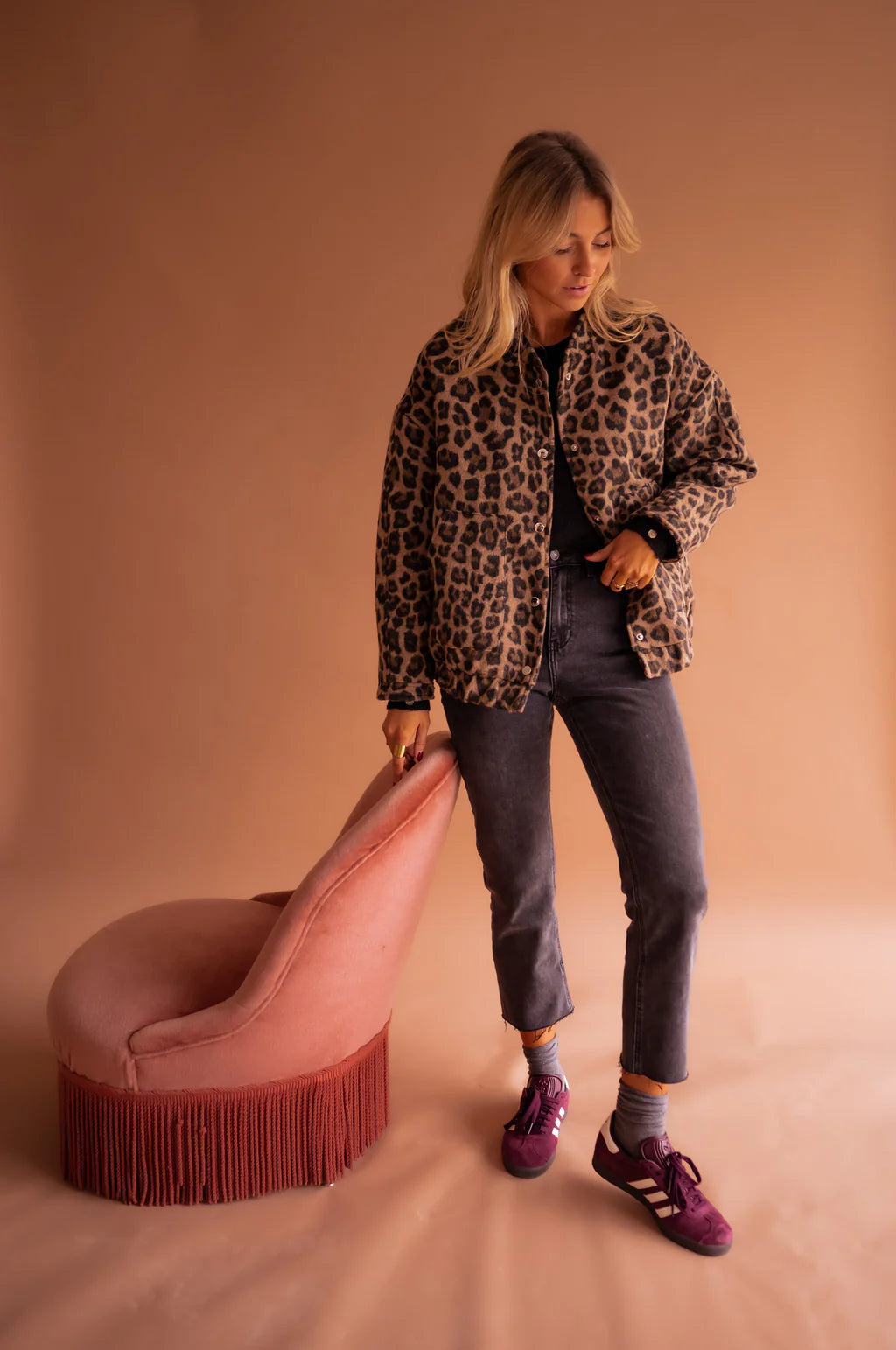 Lea – Bomber Leopardenmuster