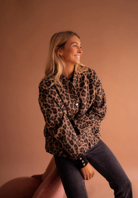 Lea – Bomber Leopardenmuster