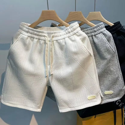 Carl – Herren Shorts mit Fischgrätmuster