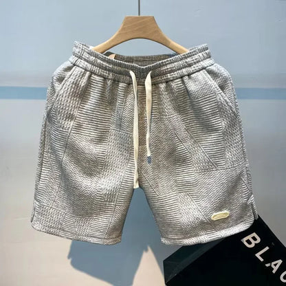 Carl – Herren Shorts mit Fischgrätmuster