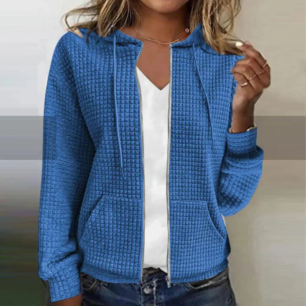 Kristel – Waffelstrick-Cardigan