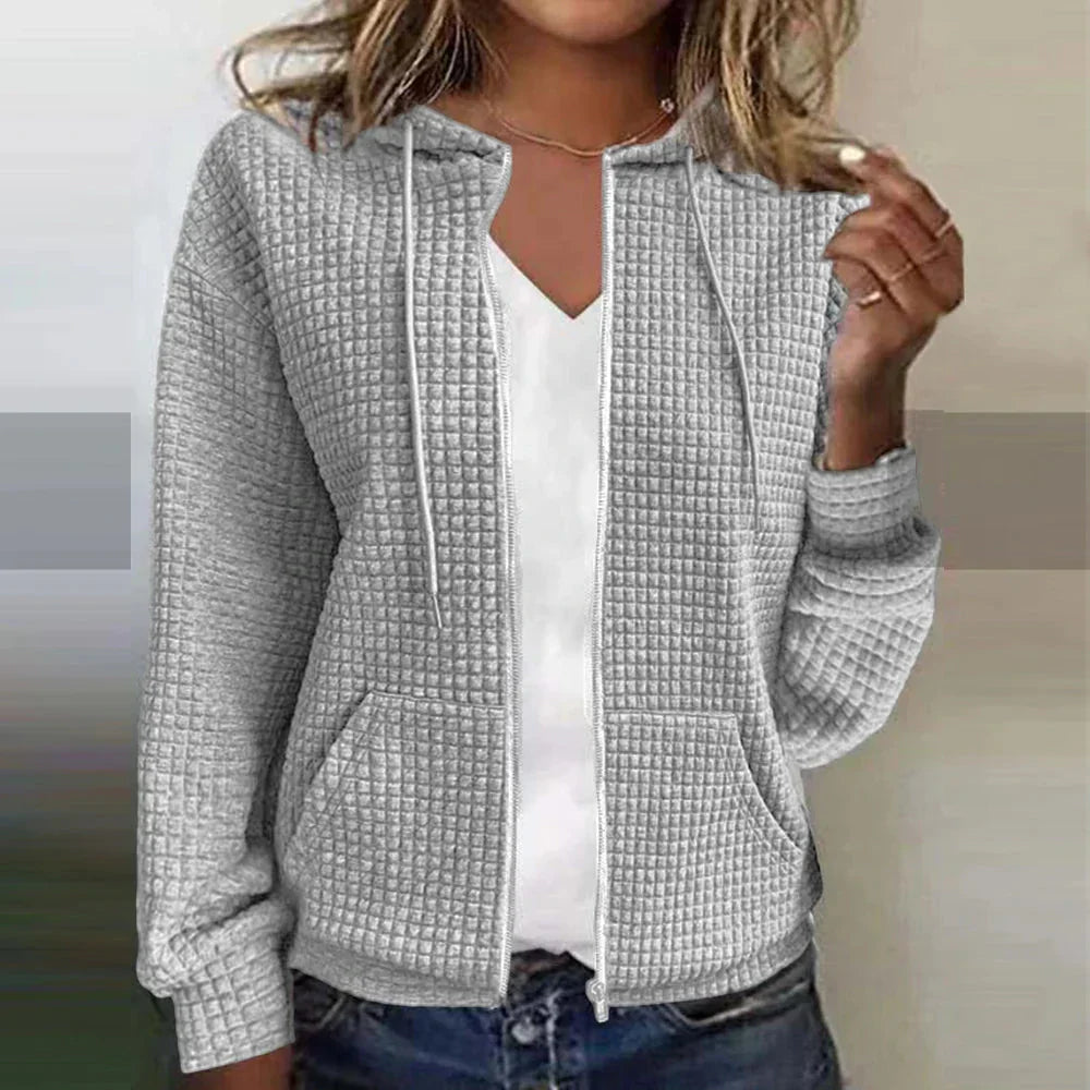 Kristel – Waffelstrick-Cardigan
