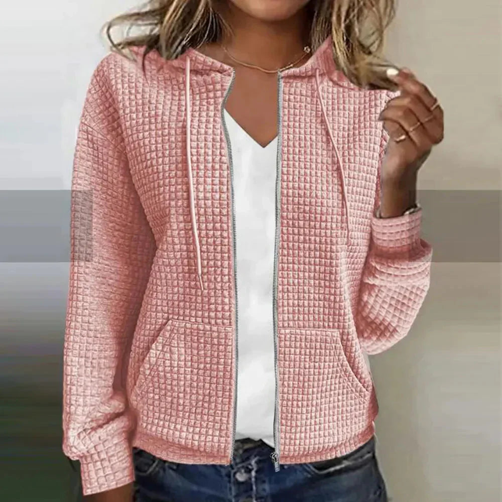 Kristel – Waffelstrick-Cardigan