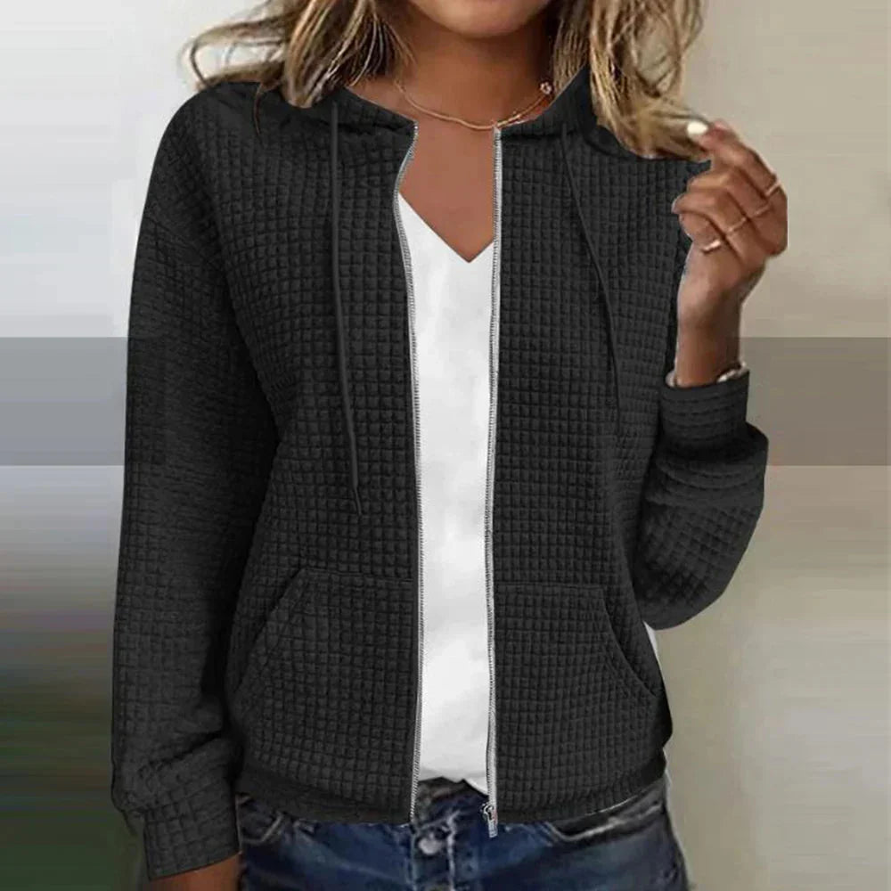 Kristel – Waffelstrick-Cardigan