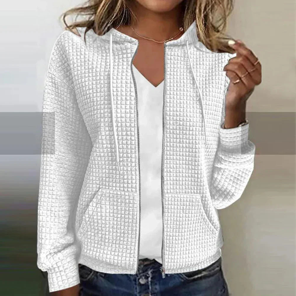 Kristel – Waffelstrick-Cardigan