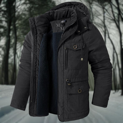 Renzo – Gefütterte Kapuzen-Winterjacke