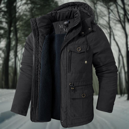 Renzo – Gefütterte Kapuzen-Winterjacke