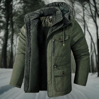 Renzo – Gefütterte Kapuzen-Winterjacke