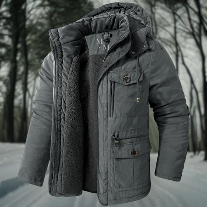 Renzo – Gefütterte Kapuzen-Winterjacke
