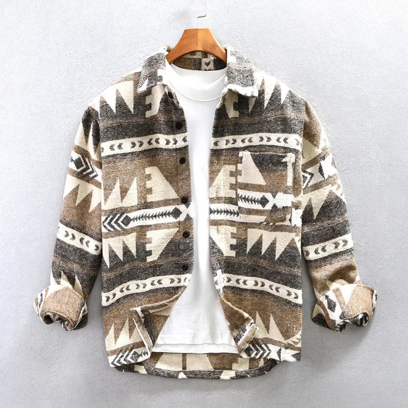 Leon – Azteken-Jacke im Hemd-Design