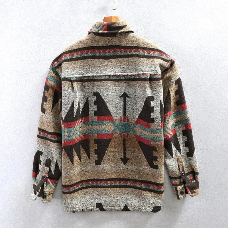Leon – Azteken-Jacke im Hemd-Design