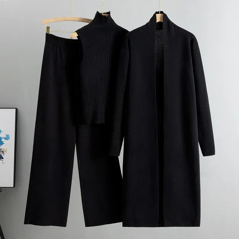 Zara – Bequemes dreiteiliges Winterset für Damen