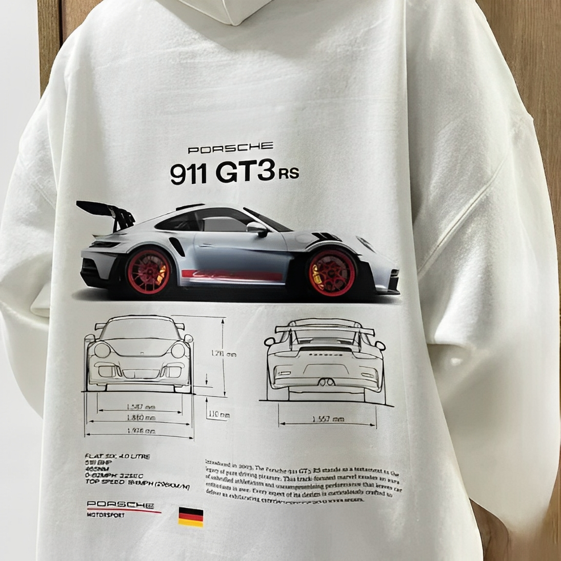 Noah – Weit geschnittener Renn-Hoodie