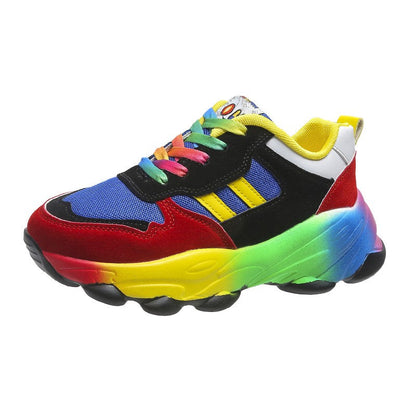Jolie - Farbige Damenschuhe mit dicker Sohle