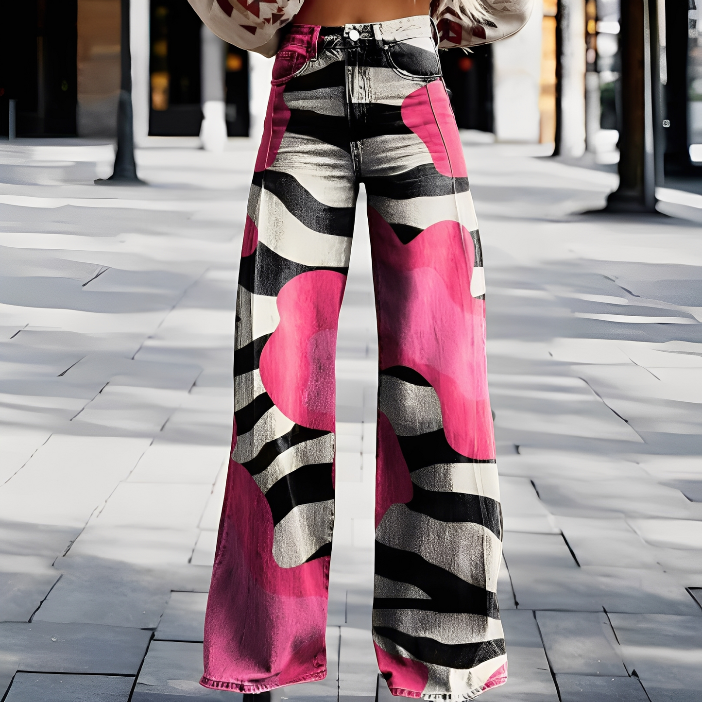 Briley - Elegante, stilvolle Damenhosen mit weitem Bein