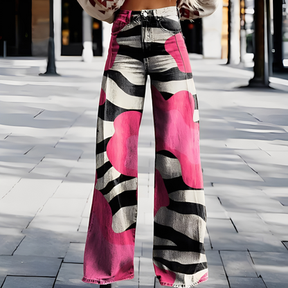 Briley - Elegante, stilvolle Damenhosen mit weitem Bein